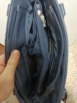 Bolso ROSALITA azul y multicolor