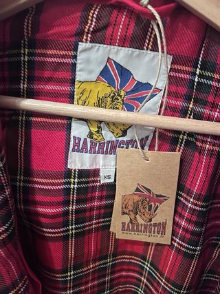 Chaqueta Harrington Roja Talla XS