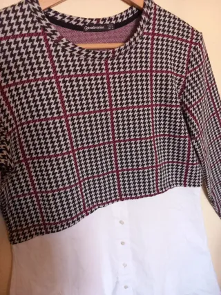 Vestido camisa manga larga Stradivarius talla M 38