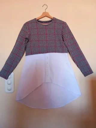 Vestido camisa manga larga Stradivarius talla M 38