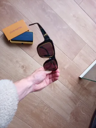 Gafas Louis Vuitton Negras y Doradas