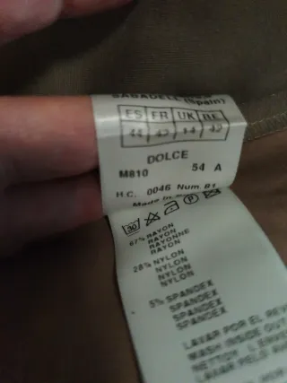 Pantalón beige mujer