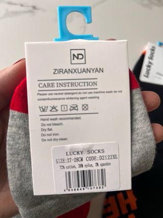 Lucky Socks Calcetines Talla44-46 27-28cm(5 pares)