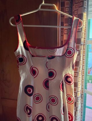 Vestido Flamenca Lunares Rojo y Blanco