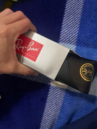 Gafas de Sol Ray-Ban Blancas y Grises