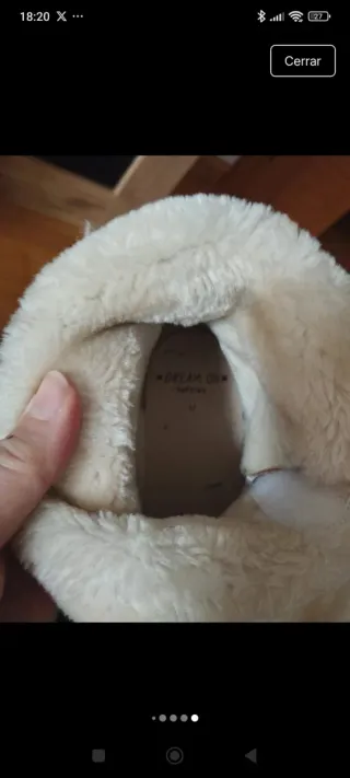 Botas forradas beige tipo australianas