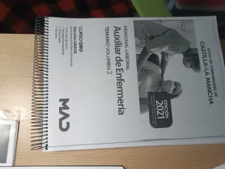 Libro oposiciones auxiliar enfermería jccm vol2
