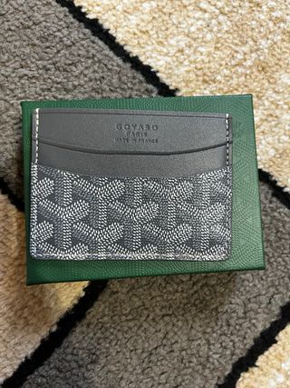 Tarjetero Goyard Negro y Beige #goyard