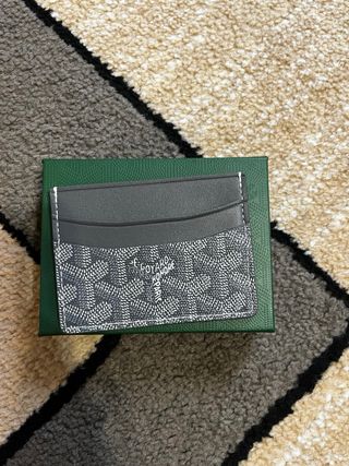 Tarjetero Goyard Negro y Beige #goyard