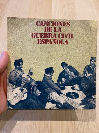 Vinilo Canciones Guerra Civil Española