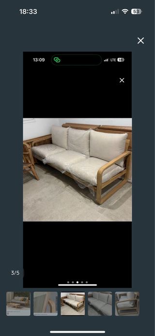 Conjunto Jardín sofa+ mesa Dunein Sklum