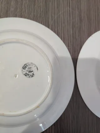 2 Platos Hondos Pickman y Cia Medalla Oro