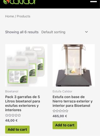 Estufa Exterior Bioetanol Negra y Plateada