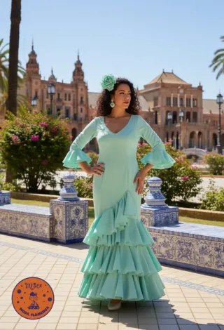 Traje Flamenca básico Mujer. Consultar stock