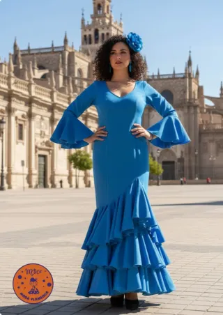 Traje Flamenca básico Mujer. Consultar stock