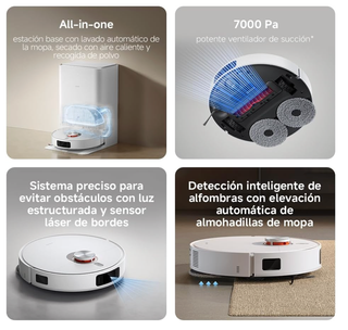 Robot aspirador fregasuelos Xiaomi Vacuum X20 Pro