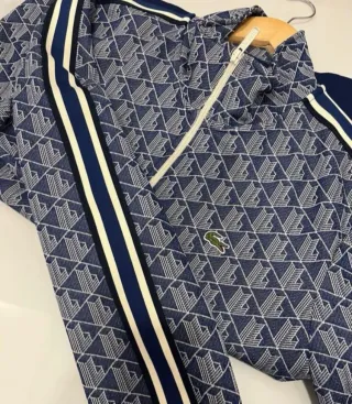 Conjunto Chándal Lacoste Azul y Blanco