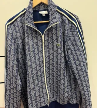 Conjunto Chándal Lacoste Azul y Blanco