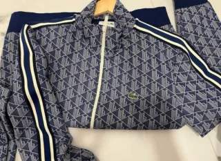 Conjunto Chándal Lacoste Azul y Blanco