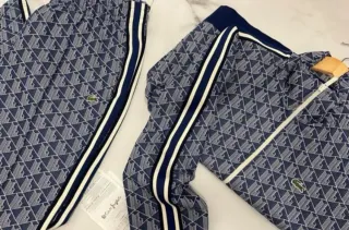 Conjunto Chándal Lacoste Azul y Blanco