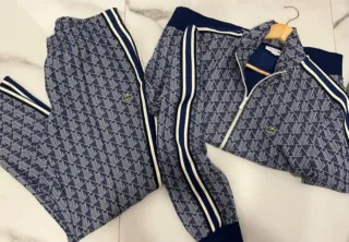 Conjunto Chándal Lacoste Azul y Blanco