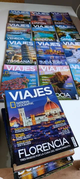 Revistas "Viajes, National Geographic"