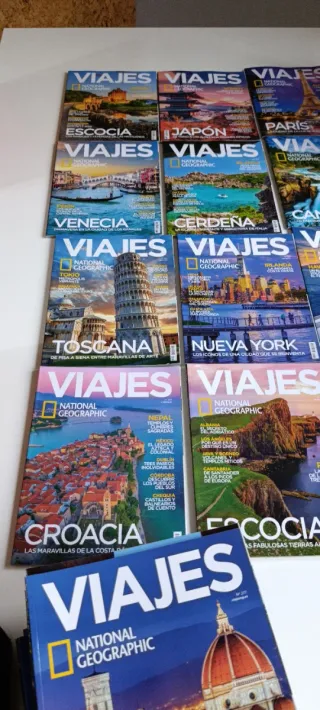 Revistas "Viajes, National Geographic"