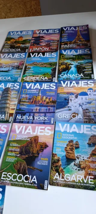 Revistas "Viajes, National Geographic"