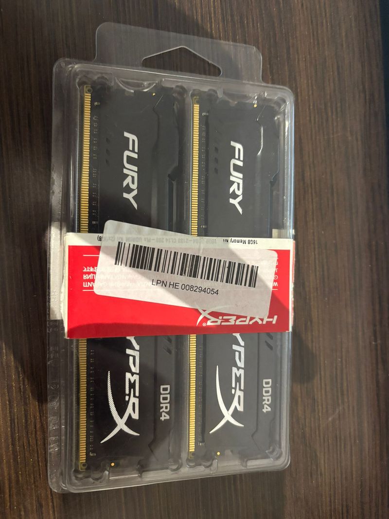 HyperX Fury DDR4 RAM (2x8GB)