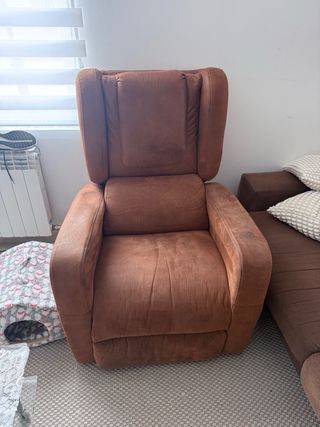 Sillón relax marrón