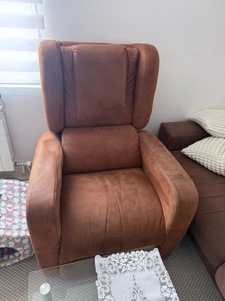 Sillón relax marrón