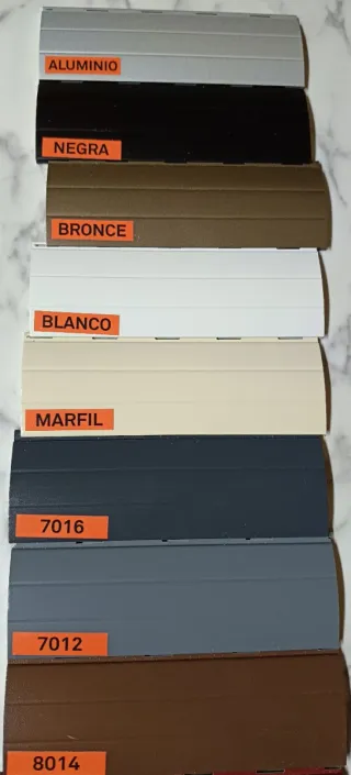 Cambio persianas viejas por nuevas de PVC a ALUMIN