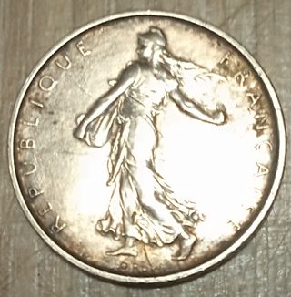 #1932 - Moneta 5 Franchi FRANCIA Argento