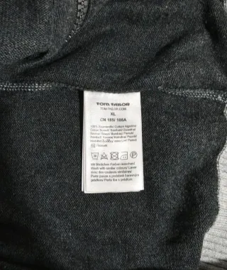 Sudadera Tom Tailor con Cremallera y Logo