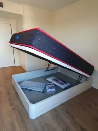 Colchon, canape abatible, cama somieres, CAMAS