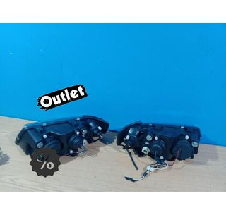 XC FAROS AUDI A3 8L 96-00 OJOS ANGEL FONDO NEGRO H1 R146052C