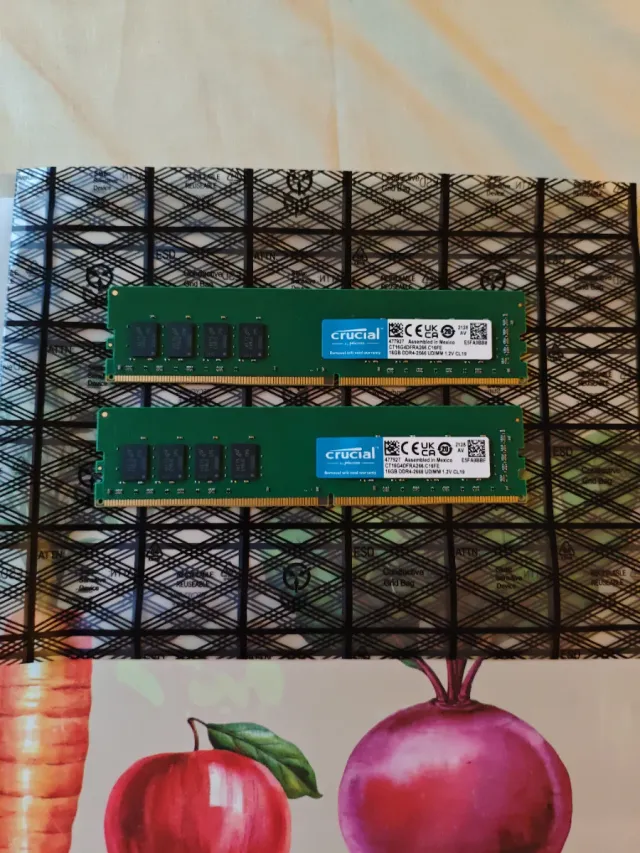 Crucial 32GB RAM DDR4 (2x16GB) 2666MHz UDIMM