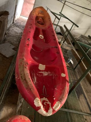 Kayak autovaciable 2 plazas.