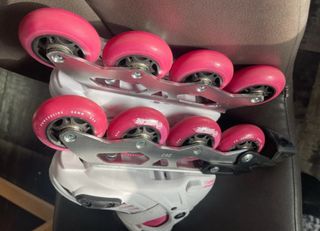Patines Powerslide Rosa y Blanco