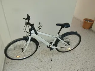 Bicicleta Solar Blanca