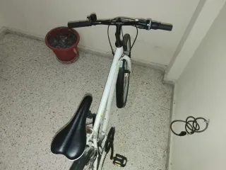 Bicicleta Solar Blanca