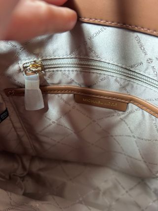 Mochila Michael Kors Marrón y Dorado