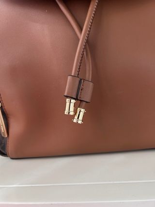 Mochila Michael Kors Marrón y Dorado