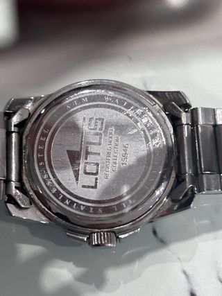 Reloj Lotus Plata Cronógrafo