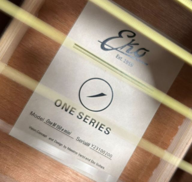 Guitarra Acústica Eko One M150e Mini - miniatura 4