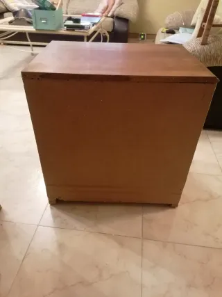 Mueble auxiliar 3 cajones madera para restaurar