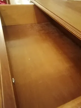 Mueble auxiliar 3 cajones madera para restaurar