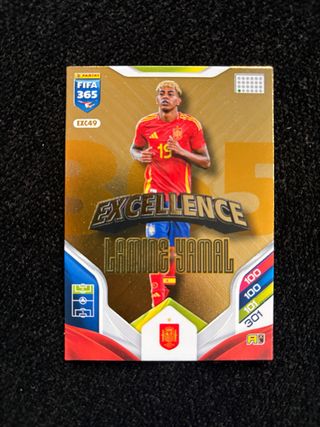 Cromo Lamine Yamal Excellence Panini FIFA 365