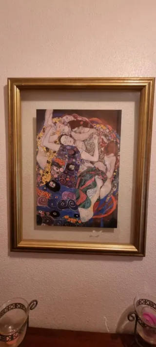 Cuadro de acuarela de paisaje ferroviario.