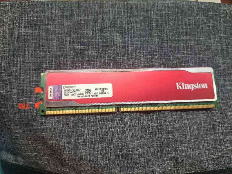 Memoria RAM DDR3 8GB Kingston HyperX Roja afbeelding 2